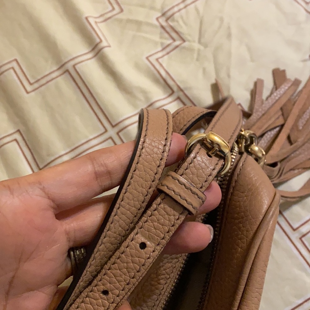 Gucci Tan Soho Disco Leather Shoulder Bag - Picture 6 of 7